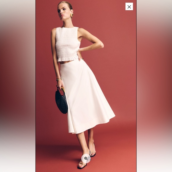 Reformation Laguna Two Piece Ivory - Size 0 - Picture 2 of 7